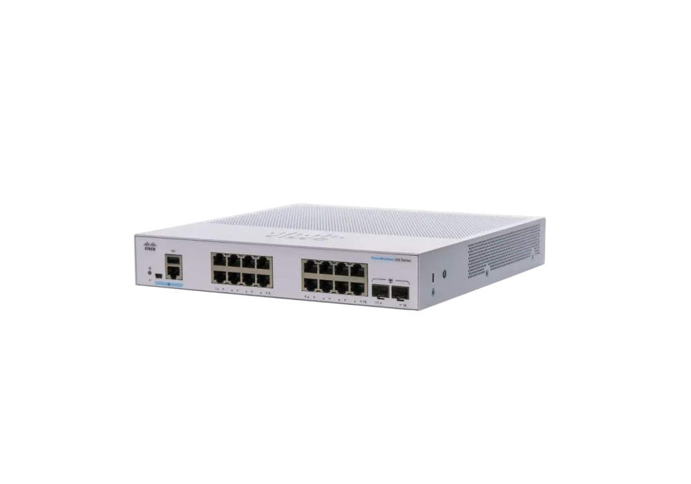 Cisco-Business-Smart-Switch-CBS250-16T-2G-Main-Image-Left-Facing-2